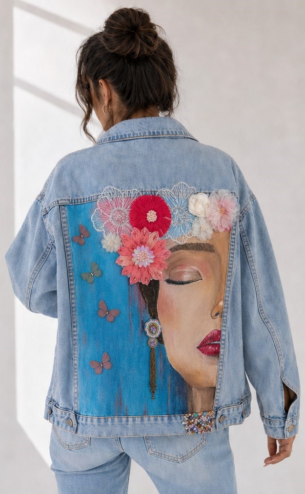 Panara – Havana Blue Hand Crafted Jacket